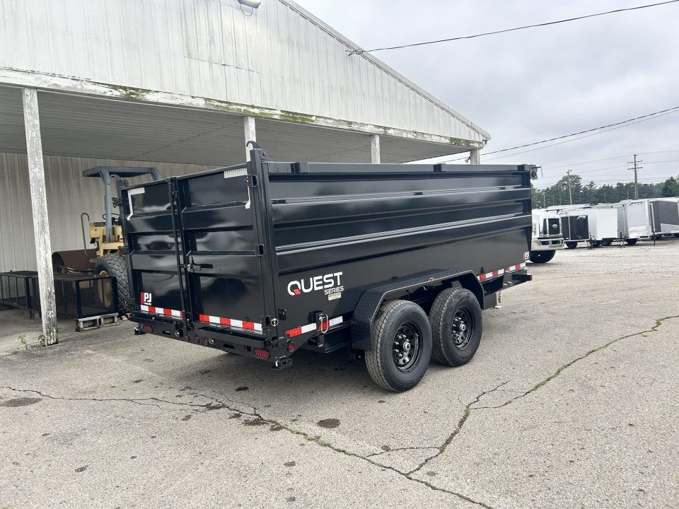 New 2027 PJ Trailers 7 X 14 FT HIGH SIDE DUMP TRAILER 48 IN SIDE C-CHANNEL FRAME