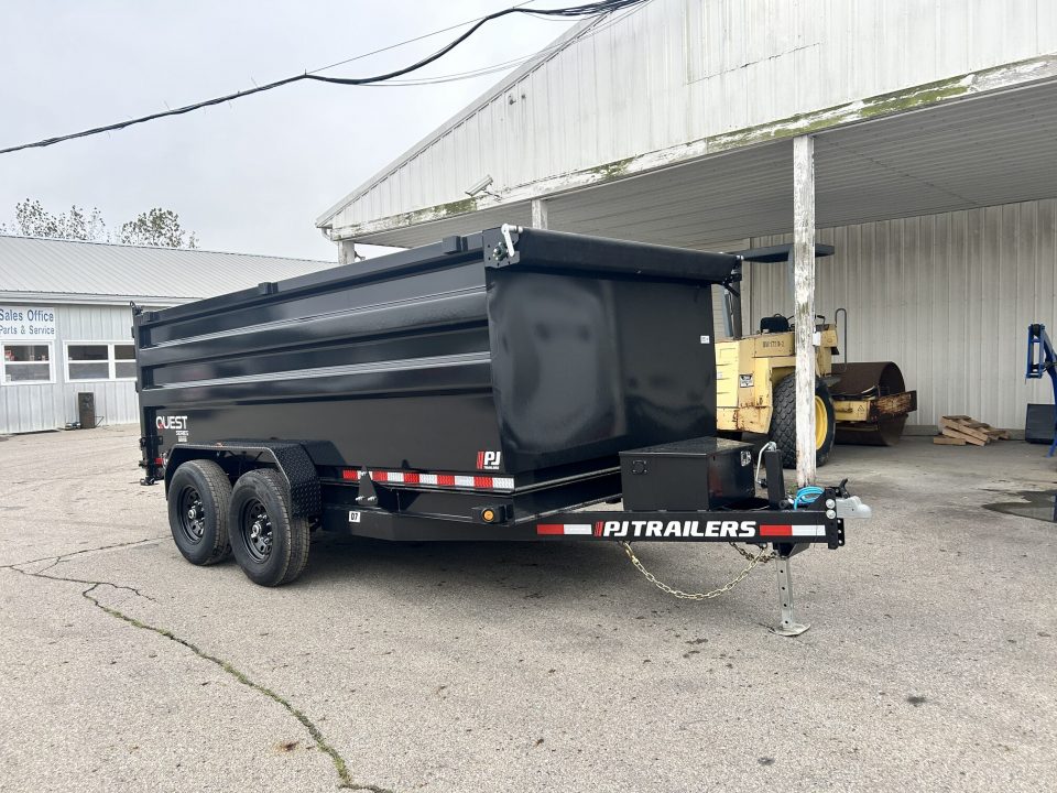 New 2027 PJ Trailers 7 X 14 FT HIGH SIDE DUMP TRAILER 48 IN SIDE C-CHANNEL FRAME