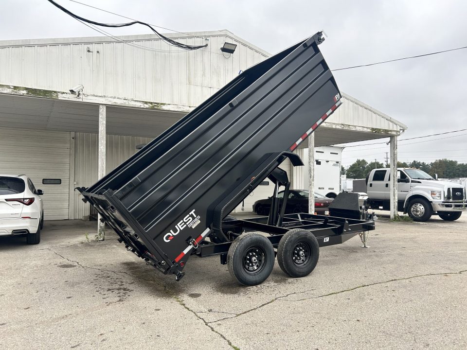 New 2027 PJ Trailers 7 X 14 FT HIGH SIDE DUMP TRAILER 48 IN SIDE C-CHANNEL FRAME