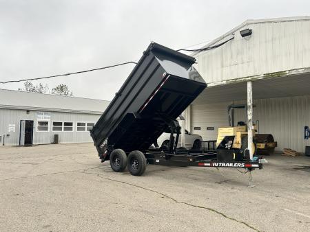 New 2027 PJ Trailers 7 X 14 FT HIGH SIDE DUMP TRAILER 48 IN SIDE C-CHANNEL FRAME