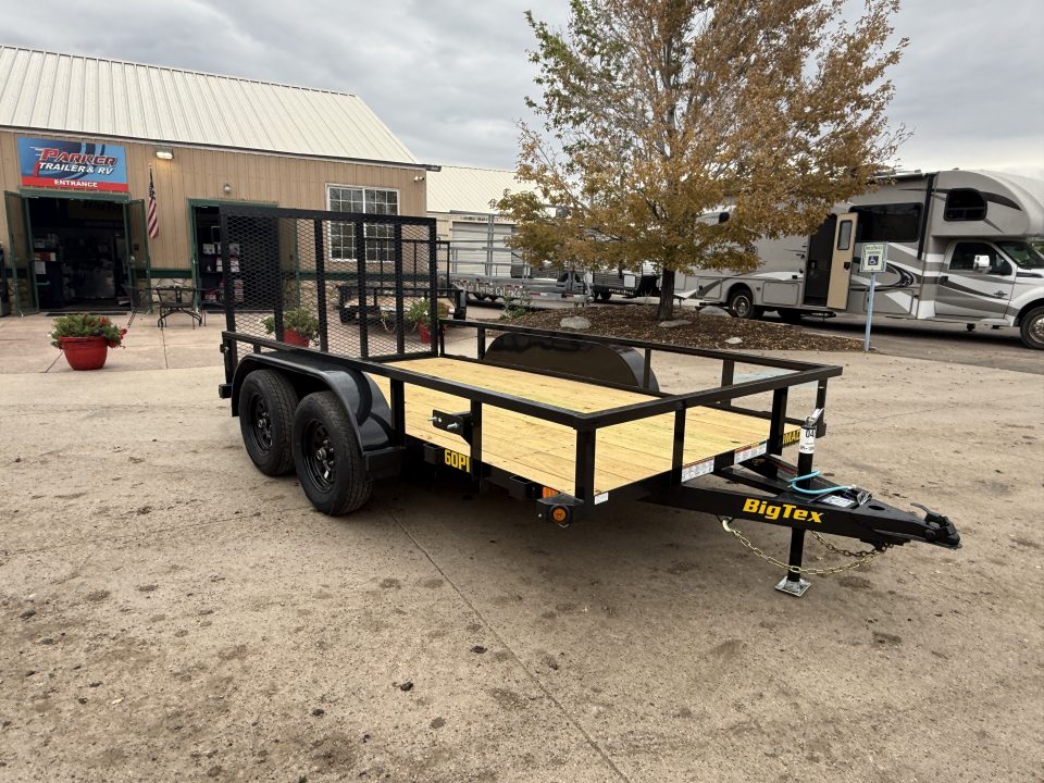 New 2027 Big Tex 60PI-12BK4RG2B Utility Trailer