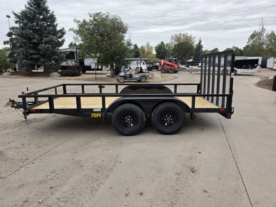 New 2026 Big Tex 70PI-14R1A-4PBK-BRK2 Utility Trailer