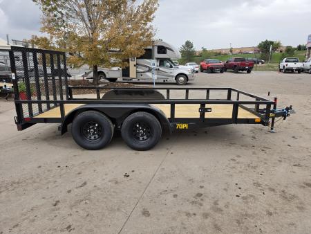 New 2026 Big Tex 70PI-14R1A-4PBK-BRK2 Utility Trailer