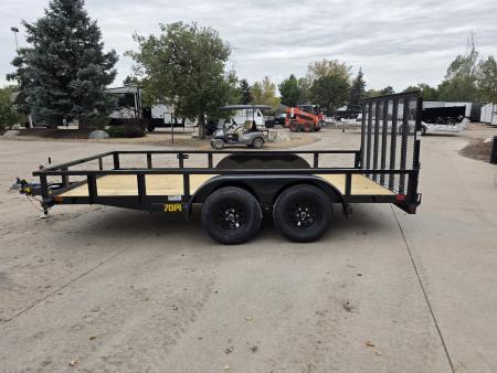New 2026 Big Tex 70PI-14R1A-4PBK-BRK2 Utility Trailer