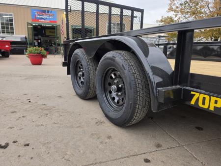 New 2026 Big Tex 70PI-14R1A-4PBK-BRK2 Utility Trailer