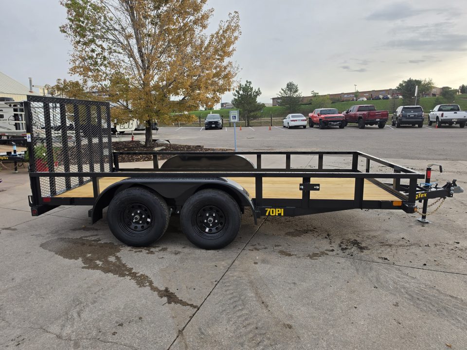 New 2026 Big Tex 70PI-14R1A-4PBK-BRK2 Utility Trailer