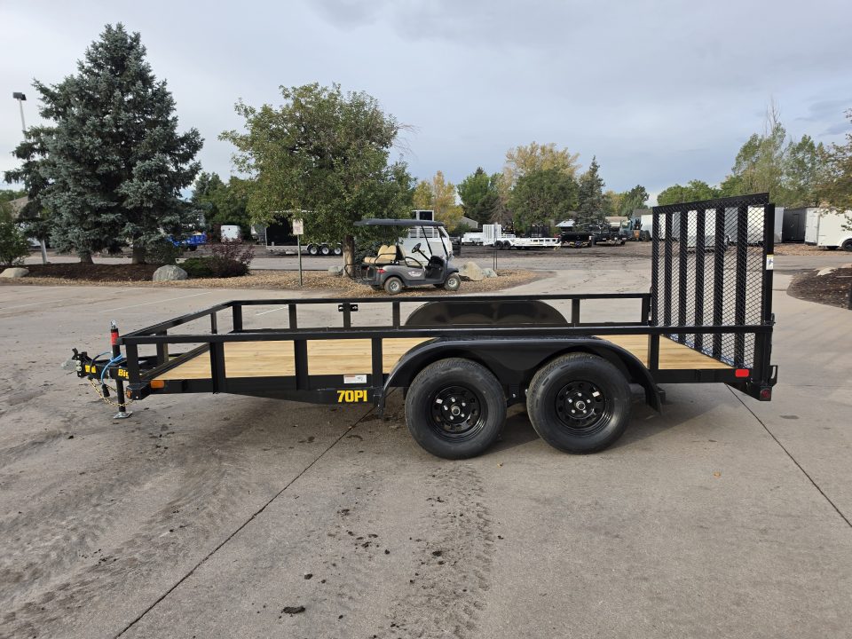 New 2026 Big Tex 70PI-14R1A-4PBK-BRK2 Utility Trailer