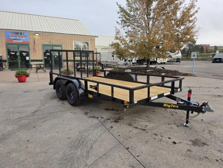 New 2026 Big Tex 70PI-14R1A-4PBK-BRK2 Utility Trailer