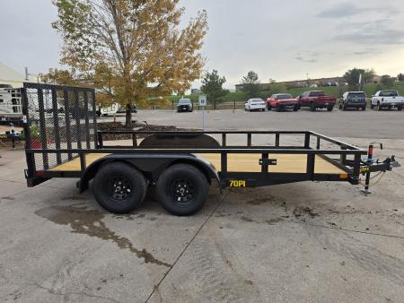 New 2026 Big Tex 70PI-14R1A-4PBK-BRK2 Utility Trailer