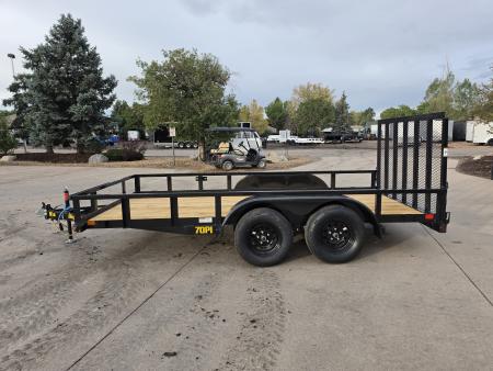 New 2026 Big Tex 70PI-14R1A-4PBK-BRK2 Utility Trailer
