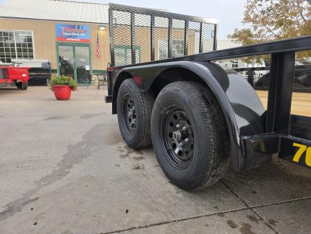 New 2026 Big Tex 70PI-14R1A-4PBK-BRK2 Utility Trailer