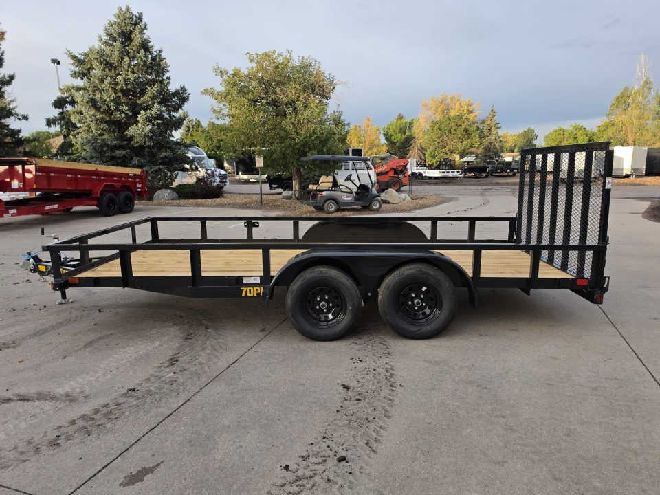 New 2027 Big Tex 70PI-16R1A-4PBK-BRK2 Utility Trailer