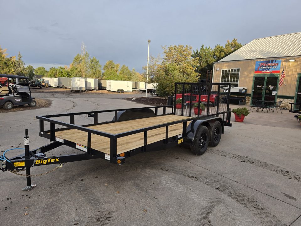 New 2027 Big Tex 70PI-16R1A-4PBK-BRK2 Utility Trailer