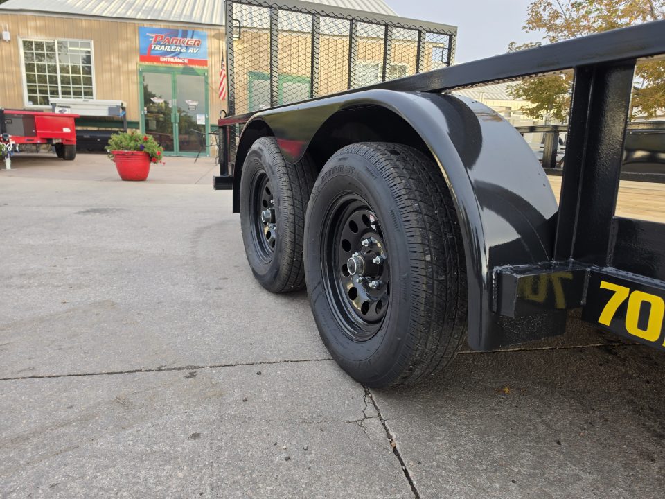 New 2027 Big Tex 70PI-16R1A-4PBK-BRK2 Utility Trailer