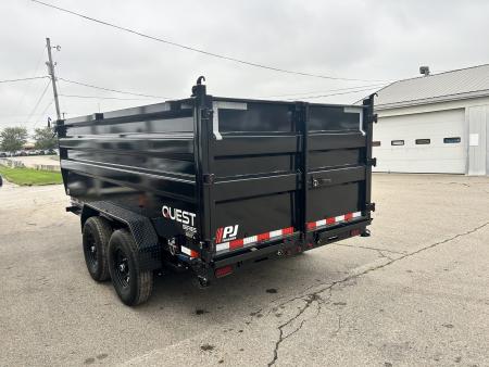 New 2027 PJ Trailers 7 X 14 FT HIGH SIDE DUMP TRAILER 48 IN SIDE C-CHANNEL FRAME