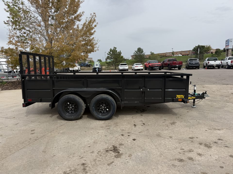 New 2027 Big Tex 70TV-14BK2B Utility Trailer