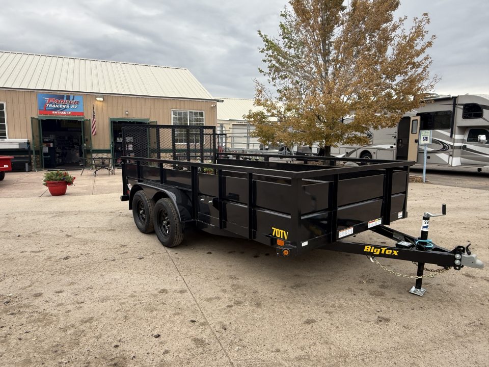 New 2027 Big Tex 70TV-14BK2B Utility Trailer