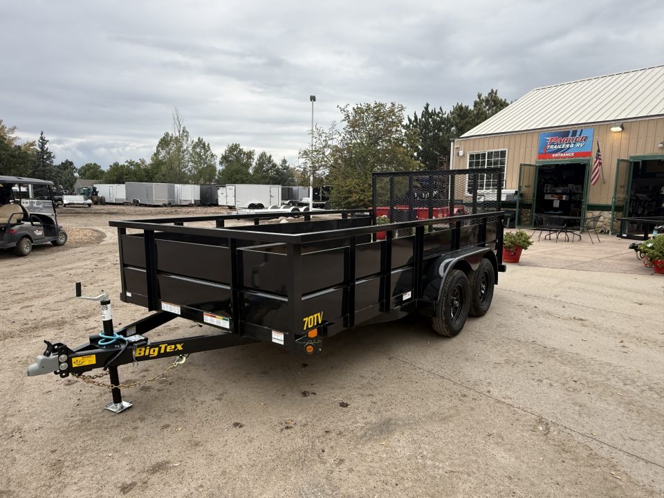 New 2027 Big Tex 70TV-14BK2B Utility Trailer