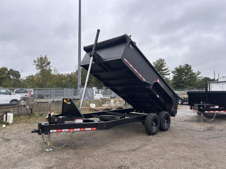 New 2027 U-Dump 7 X 14 FT TELESCOPIC I-BEAM DUMP TRAILER 31 IN SIDES 14K GVWR