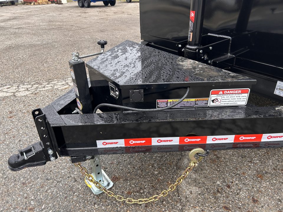 New 2027 U-Dump 7 X 14 FT TELESCOPIC I-BEAM HIGH SIDE DUMP TRAILER 48 IN SIDES 14K GVWR