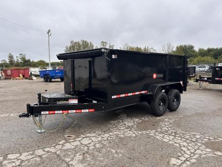 New 2027 U-Dump 7 X 14 FT TELESCOPIC I-BEAM HIGH SIDE DUMP TRAILER 48 IN SIDES 14K GVWR