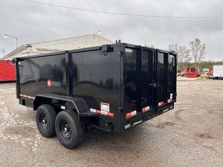 New 2027 U-Dump 7 X 14 FT TELESCOPIC I-BEAM HIGH SIDE DUMP TRAILER 48 IN SIDES 14K GVWR