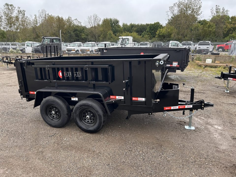 New 2027 U-Dump 5 X 10 FT DUMP TRAILER 31 IN SIDES WITH TARP AND SPREAD GATE 10K GVWR