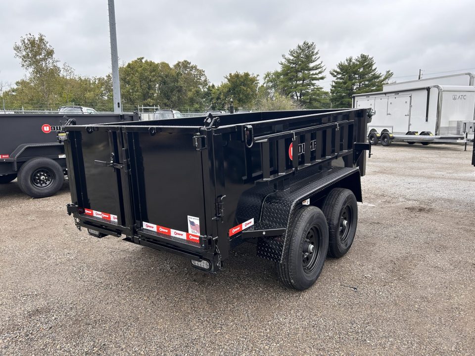 New 2027 U-Dump 5 X 10 FT DUMP TRAILER 31 IN SIDES WITH TARP AND SPREAD GATE 10K GVWR
