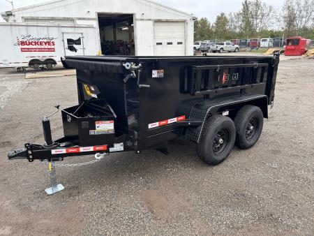 New 2027 U-Dump 5 X 10 FT DUMP TRAILER 31 IN SIDES WITH TARP AND SPREAD GATE 10K GVWR