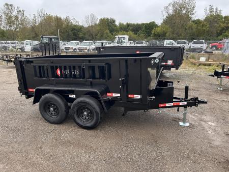 New 2026 U-Dump 5 X 10 FT DUMP TRAILER 31 IN SIDES WITH TARP AND SPREAD GATE 10K GVWR