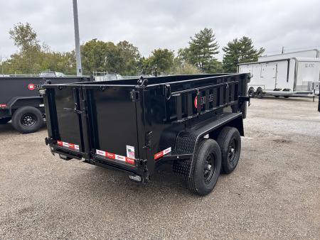 New 2027 U-Dump 5 X 10 FT DUMP TRAILER 31 IN SIDES WITH TARP AND SPREAD GATE 10K GVWR