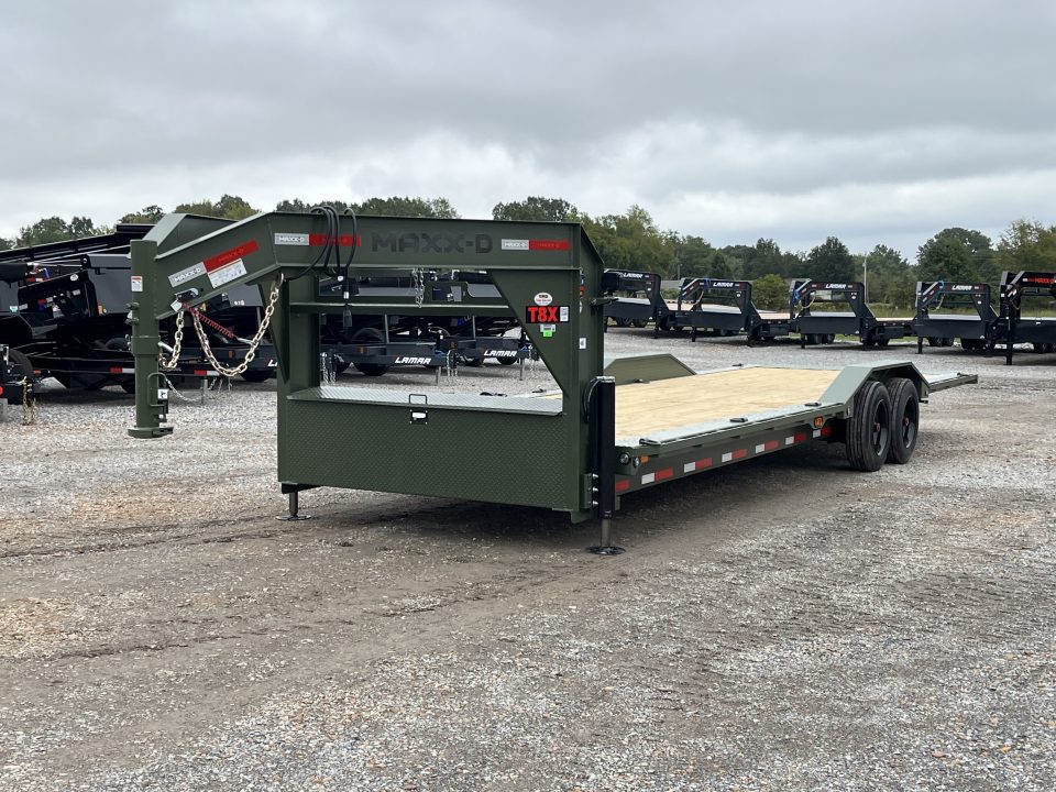 New 2027 MAXXD 102" X 28' 18K Gooseneck Power Tilt Trailer