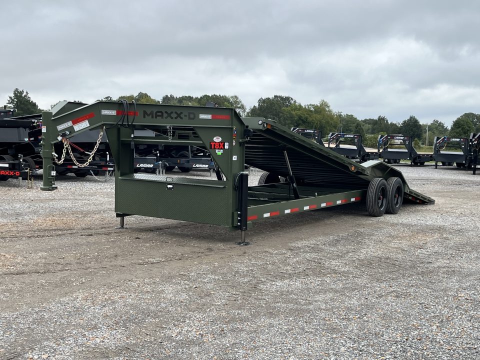 New 2027 MAXXD 102" X 28' 18K Gooseneck Power Tilt Trailer