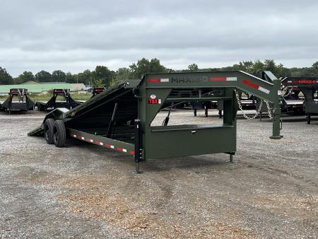 New 2027 MAXXD 102" X 28' 18K Gooseneck Power Tilt Trailer