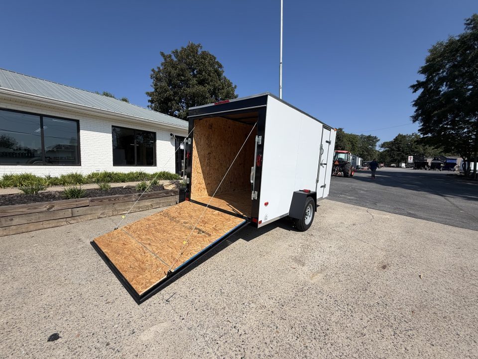 New 2027 Covered Wagon 6x12' Enclosed, Economy Model, 6' Tall