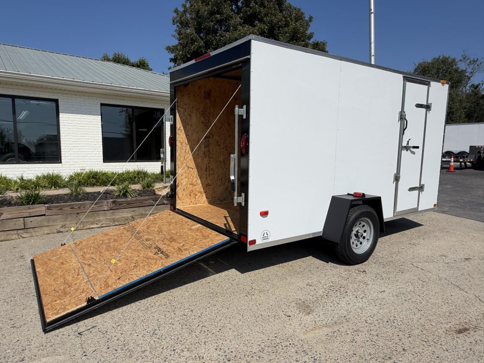 New 2027 Covered Wagon 6x12' Enclosed, Economy Model, 6' Tall