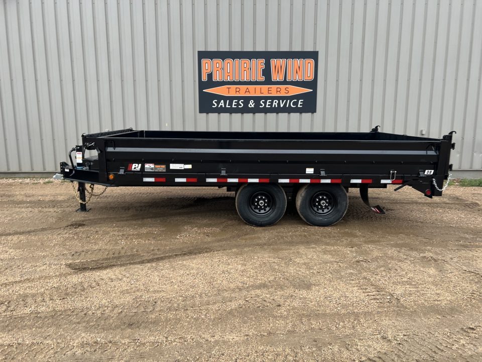 New 2027 PJ Trailers 16' D8 Deckover Dump Trailer