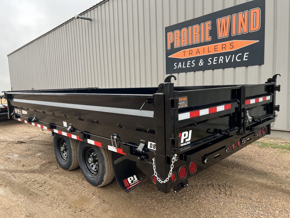 New 2027 PJ Trailers 16' D8 Deckover Dump Trailer