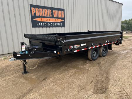 New 2027 PJ Trailers 16' D8 Deckover Dump Trailer