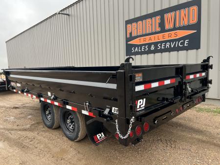 New 2027 PJ Trailers 16' D8 Deckover Dump Trailer