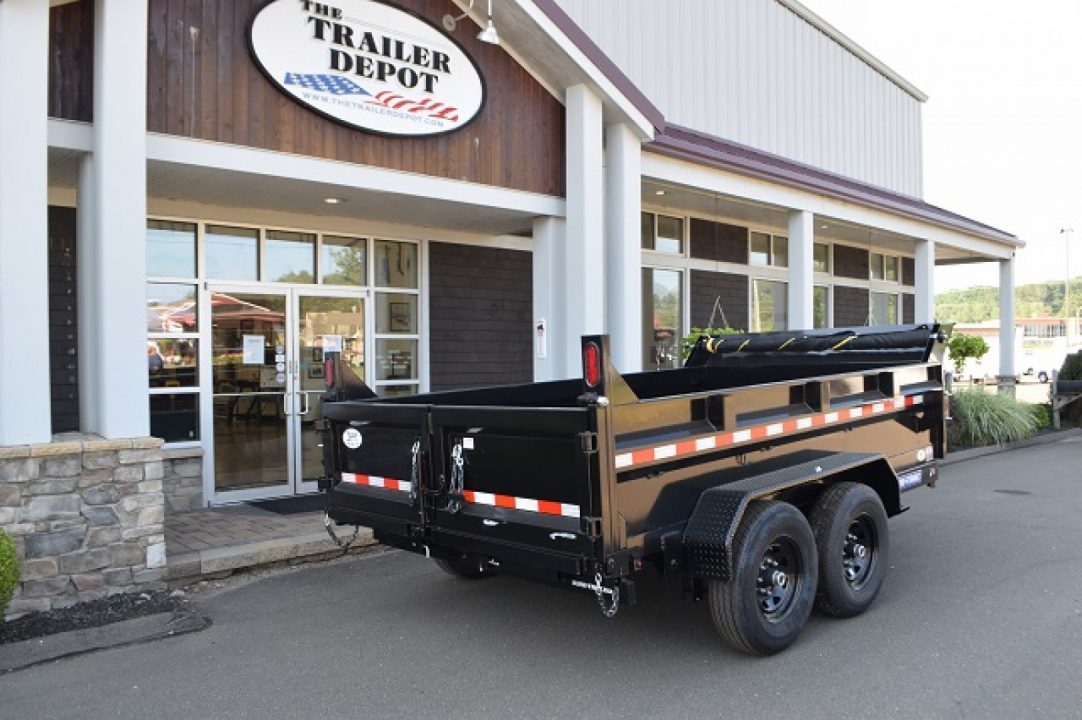 New SURE-TRAC 7' x 12' HEAVY DUTY SCISSOR DUMP TRAILER 14K