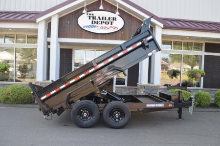 New SURE-TRAC 7' x 12' HEAVY DUTY SCISSOR DUMP TRAILER 14K