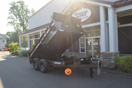 New SURE-TRAC 7' x 12' HEAVY DUTY SCISSOR DUMP TRAILER 14K