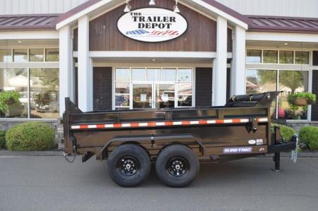 New SURE-TRAC 7' x 12' HEAVY DUTY SCISSOR DUMP TRAILER 14K