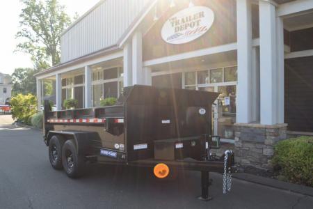 New SURE-TRAC 7' x 12' HEAVY DUTY SCISSOR DUMP TRAILER 14K