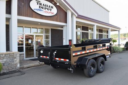 New SURE-TRAC 7' x 12' HEAVY DUTY SCISSOR DUMP TRAILER 14K
