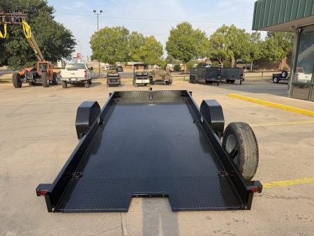 New #038766 2027 DIAMOND T SLT 14 X 79 SINGLE AXLE 7K SCISSOR LIFT TILT TRAILER W/ SPARE