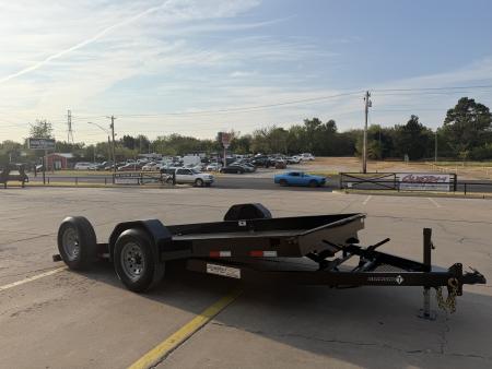 New #038766 2027 DIAMOND T SLT 14 X 79 SINGLE AXLE 7K SCISSOR LIFT TILT TRAILER W/ SPARE