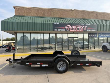 New #038766 2027 DIAMOND T SLT 14 X 79 SINGLE AXLE 7K SCISSOR LIFT TILT TRAILER W/ SPARE