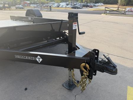 New #038766 2027 DIAMOND T SLT 14 X 79 SINGLE AXLE 7K SCISSOR LIFT TILT TRAILER W/ SPARE
